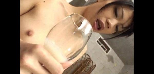  Miki Uehara gets sex toys and syringe with cum
